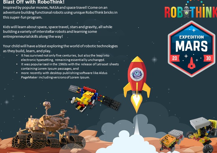 [Summer camp] Robotic Expedition Mars Summer camp August 7 -11 Callingwood (2023-08-07 - 2023-08-11)
